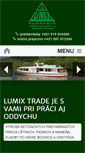 Mobile Screenshot of lumixtrade.sk